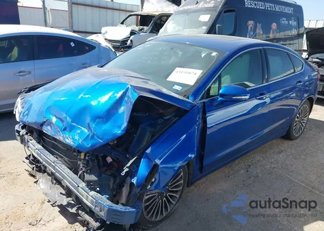 2017 Ford Fusion Titanium из США, поврежденный, VIN 3FA6P0K95HR130780